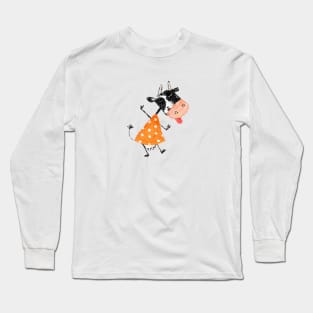 Florencia the Dancing Cow Long Sleeve T-Shirt